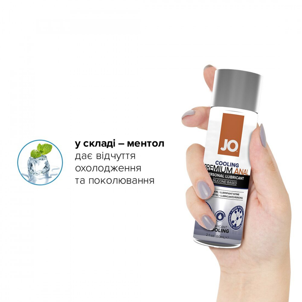 Анальные смазки - Смазка на силиконовой основе System JO ANAL PREMIUM - COOLING (60 мл) 2