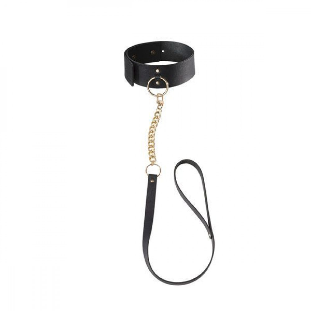 Чокеры, портупеи - Чокер Bijoux Indiscrets MAZE - Wide Chocker Black