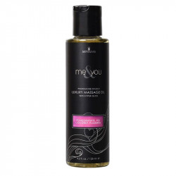 Массажное масло Sensuva Me&You Pomegranate, Fig, Coconut & Plumeria (125 мл) с феромонами