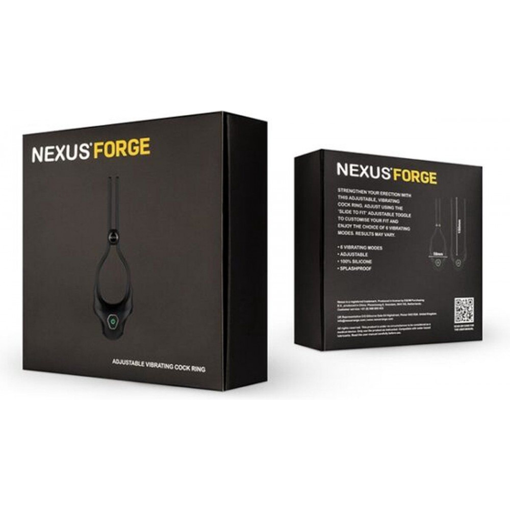 Эрекционные кольца с вибрацией - Эрекционное виброкольцо-лассо Nexus FORGE Vibrating, 6 режимов 1