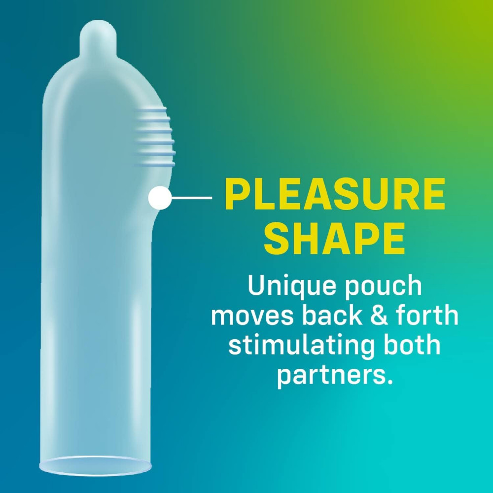 Презервативы - Набор презервативов ONE Pleasure Plus 100 шт, мегапак тюб 3