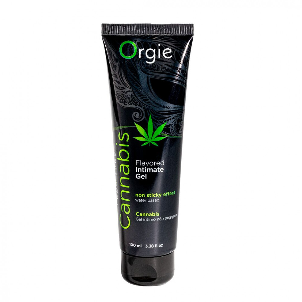 Оральные смазки - Лубрикант на водной основе Orgie - Lube Tube Cannabis (100 мл)