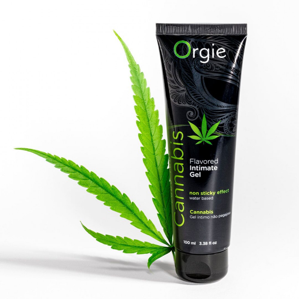 Оральные смазки - Лубрикант на водной основе Orgie - Lube Tube Cannabis (100 мл) 3