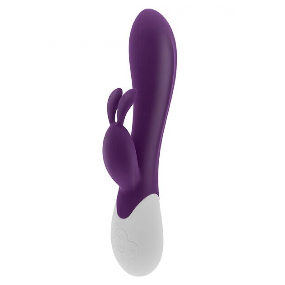 Вибратор-кролик - Вибратор-кролик S Pleasures Premium Corabi Rabbit, фиолетовый, ушки для клитора, 16 режимов, нагрев