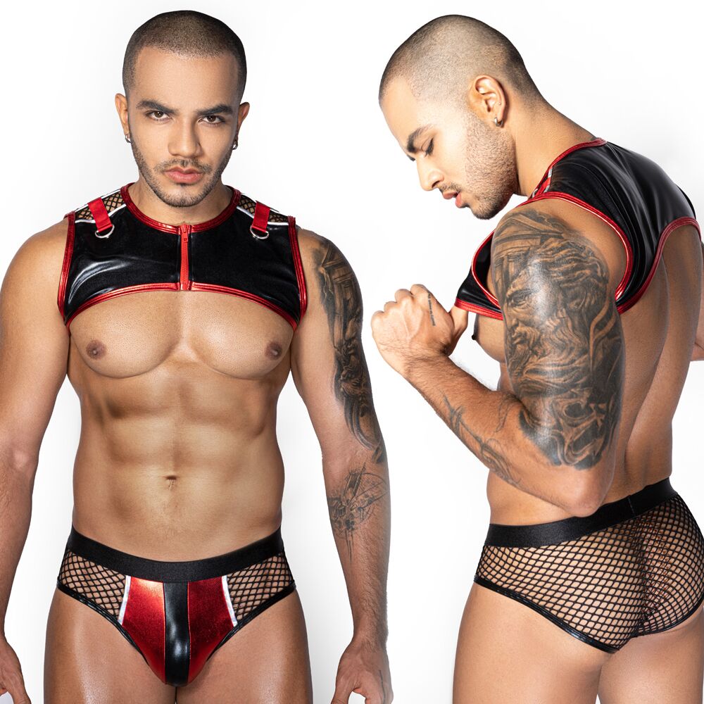 Боди, комплекты и костюмы - Мужской эротический комплект JSY 9166 One Size 5