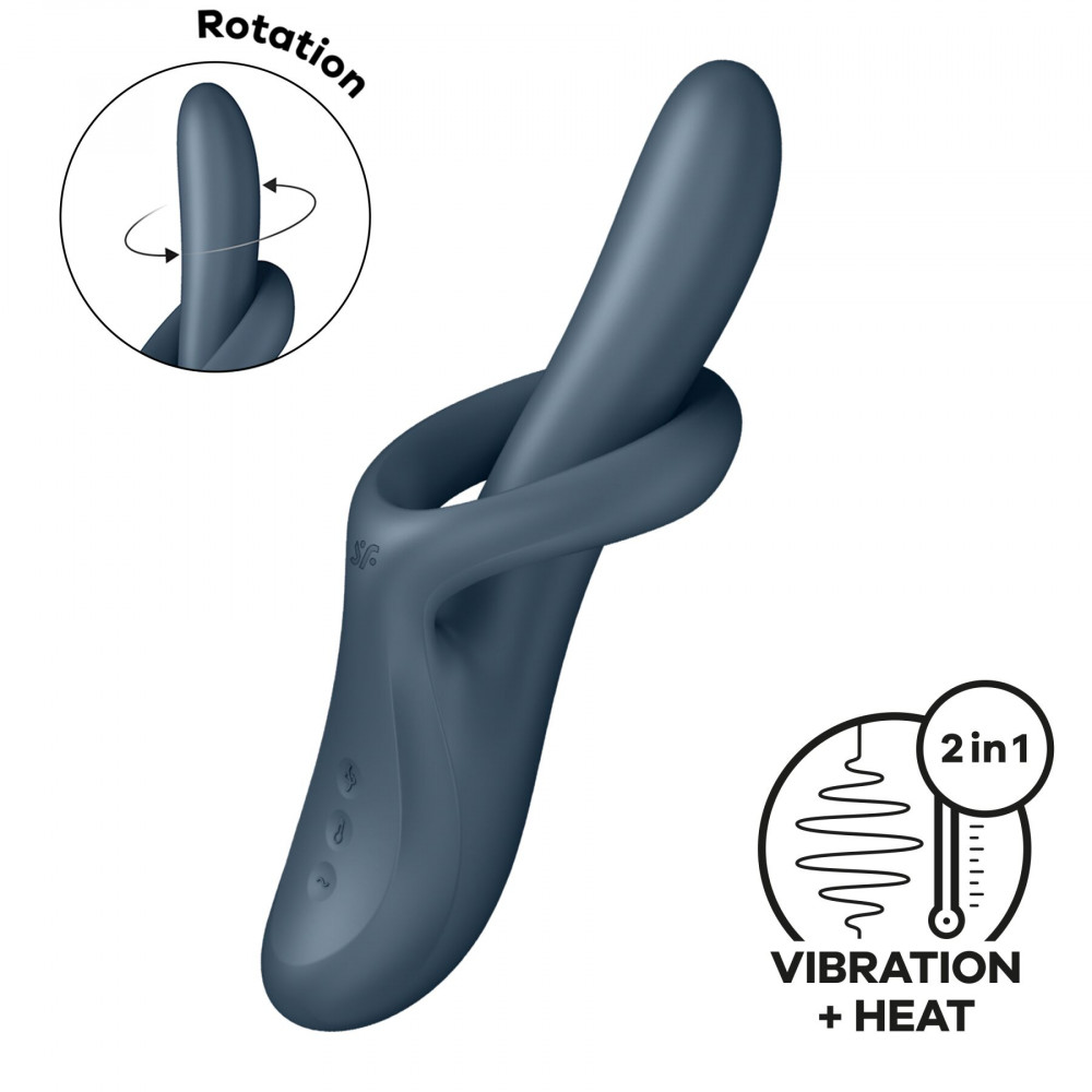 Вибратор - Вибратор Satisfyer Heat Flex 4 Grey