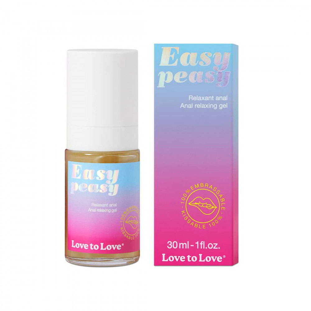 Анальные смазки - Анальный лубрикант Love To Love Easy Peasy - Anal Relaxing Gel 30 мл