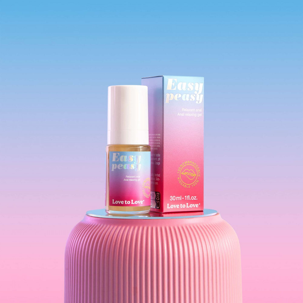 Анальные смазки - Анальный лубрикант Love To Love Easy Peasy - Anal Relaxing Gel 30 мл 1