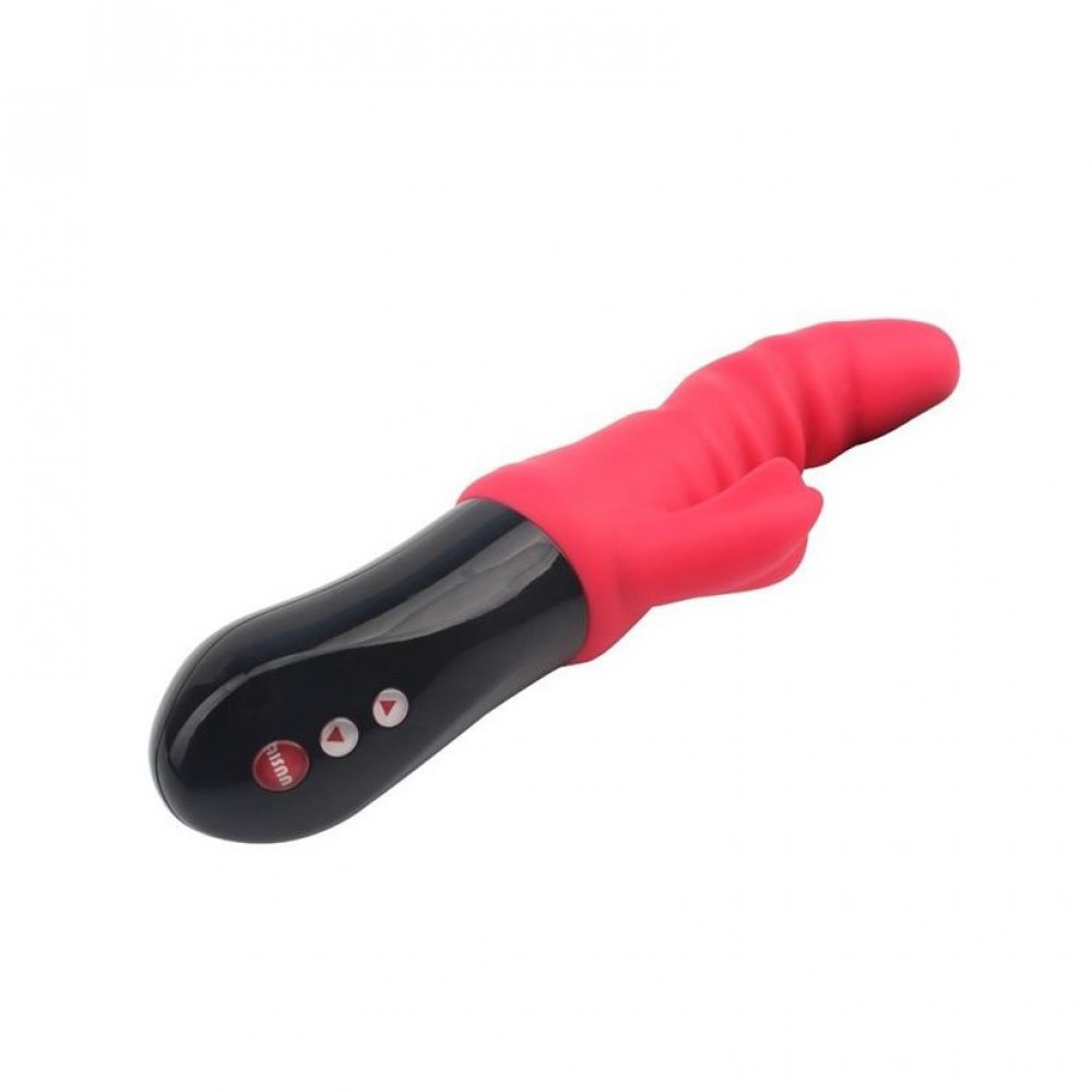 Секс игрушки - Вибратор-кролик Chisa Didi Turbo Thruster с поступательными движениями, красный 4