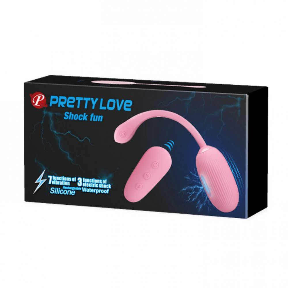 Вибратор - Виброяйцо-электростимулятор Pretty Love «Shock Fun» BI-014609W-1 1