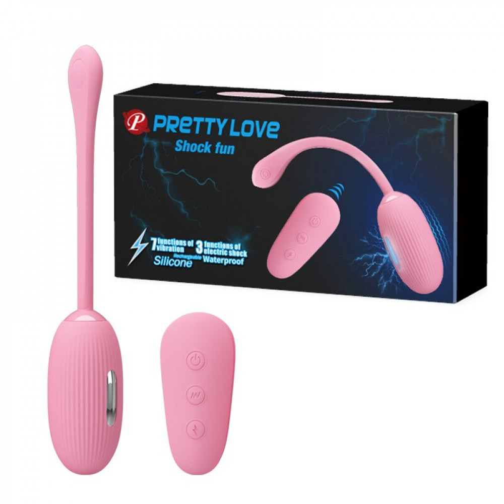Вибратор - Виброяйцо-электростимулятор Pretty Love «Shock Fun» BI-014609W-1
