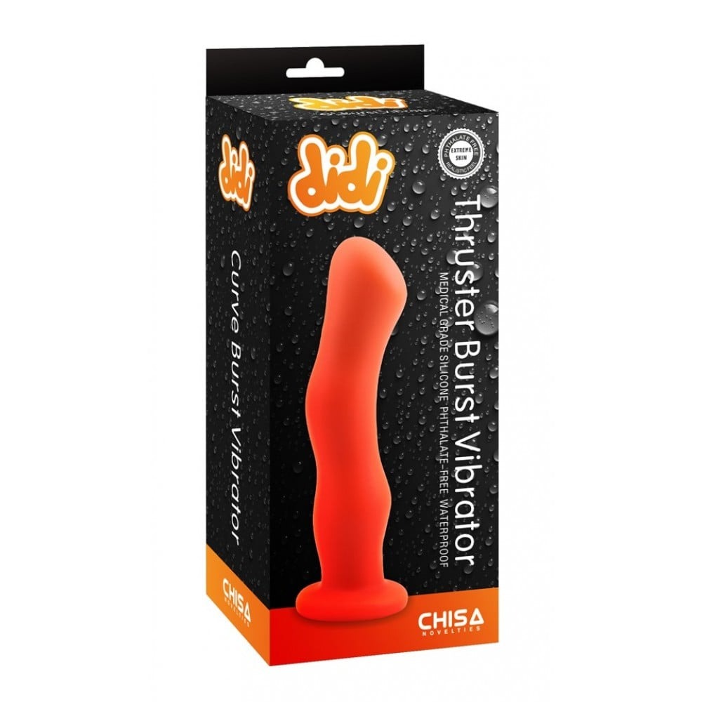 Вибратор - Вибратор DIDI Curve Burst Chisa оранжевый 1