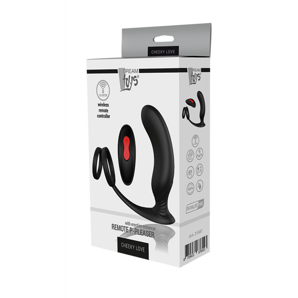 Массажер простаты - Стимулятор для простаты CHEEKY LOVE REMOTE P-PLEASER BLACK 3