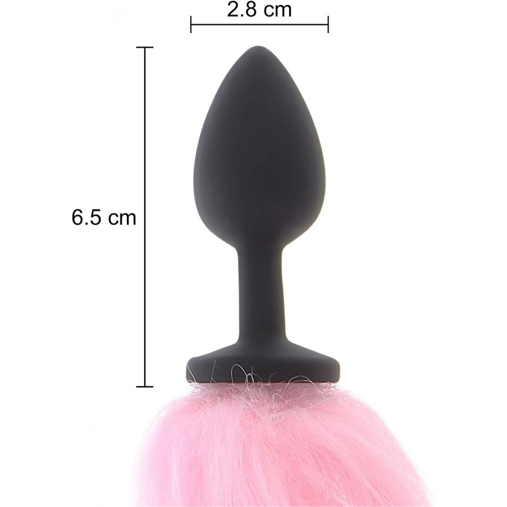 Анальные игрушки - Анальная пробка с хвостом и подсветкой Taboom Unicorn Tail & Buttplug LED 3