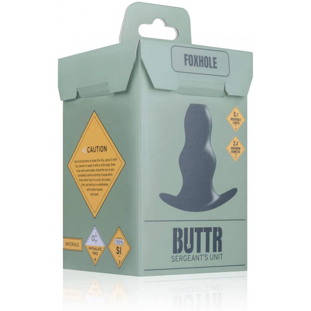 Анальная пробка - Анальная пробка для фистинга BUTTR Foxhole Hollow Butt Plug 2