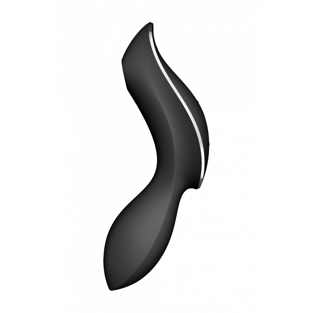 Вибраторы вакуумные - Двойной вибратор с вакуумной стимуляцией SATISFYER CURVY TRINITY 2 BLACK 7