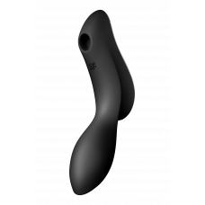 Двойной вибратор с вакуумной стимуляцией SATISFYER CURVY TRINITY 2 BLACK