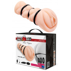 Мастурбатор с вибрацией CRAZY BULL - MICHELLE Vagina Vibration, BM-009153ZH