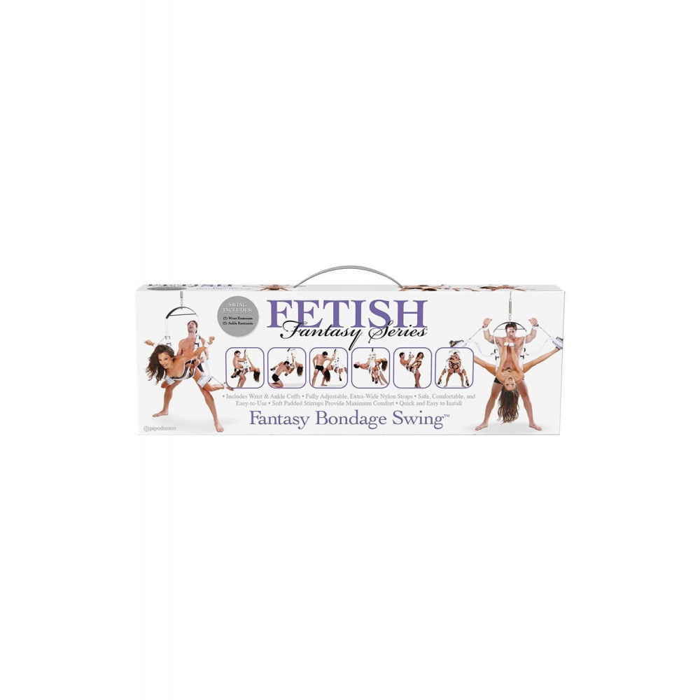 Секс игрушки - Секс качели Pipedream Fetish Fantasy Bondage Swing с регулируемыми манжетами для рук и лодыжек 7