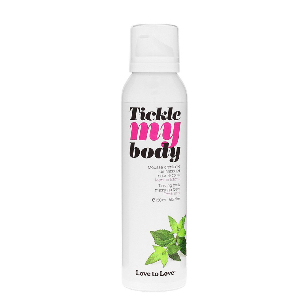 Массажные масла и свечи - Массажная пена Love To Love TICKLE MY BODY Fresh Mint (150 мл) увлажняющая