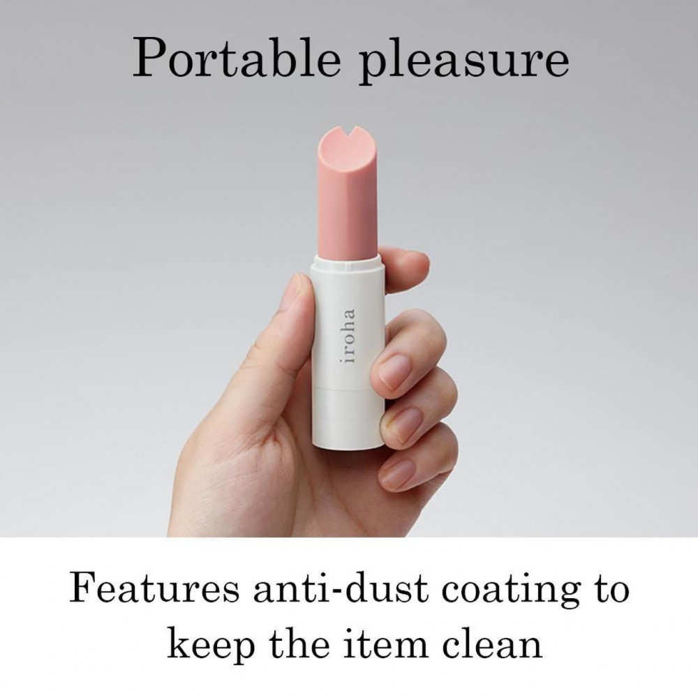 Клиторальный вибратор - Вибратор-помада IROHA STICK White, плавное увеличение мощности 3