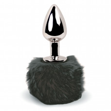 Анальная пробка FeelzToys - Bunny Tails Butt Plug Black