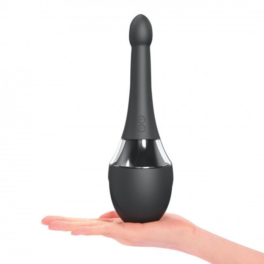 Интимная косметика - Автоматический анальный душ-вибратор Dorcel Douche Mate Pro 3