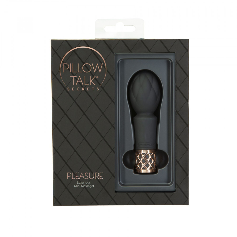 Вибромассажеры - Минивибромассажер Pillow Talk Secrets - Pleasure - Clitoral Vibrator Wand, мощный мотор 3
