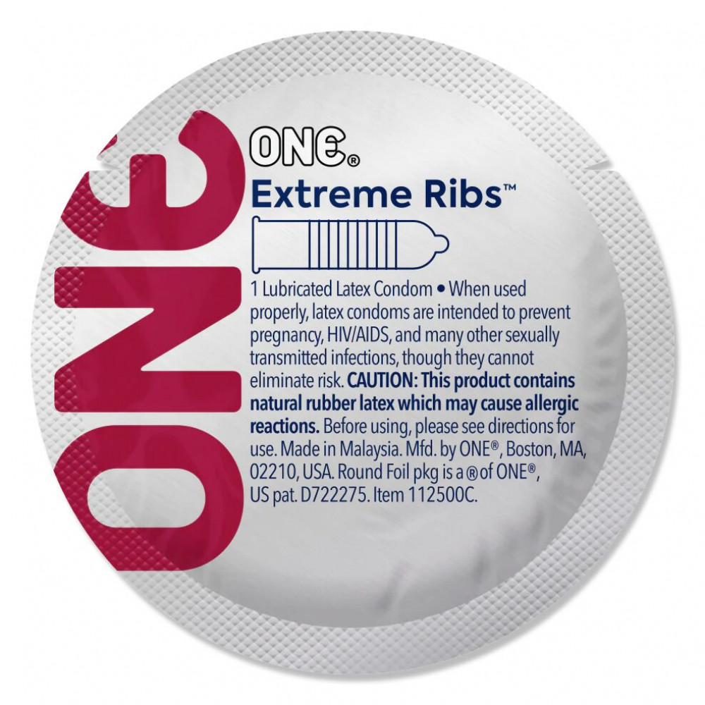 Презервативы - Презерватив ONE Extreme Ribs 1 шт