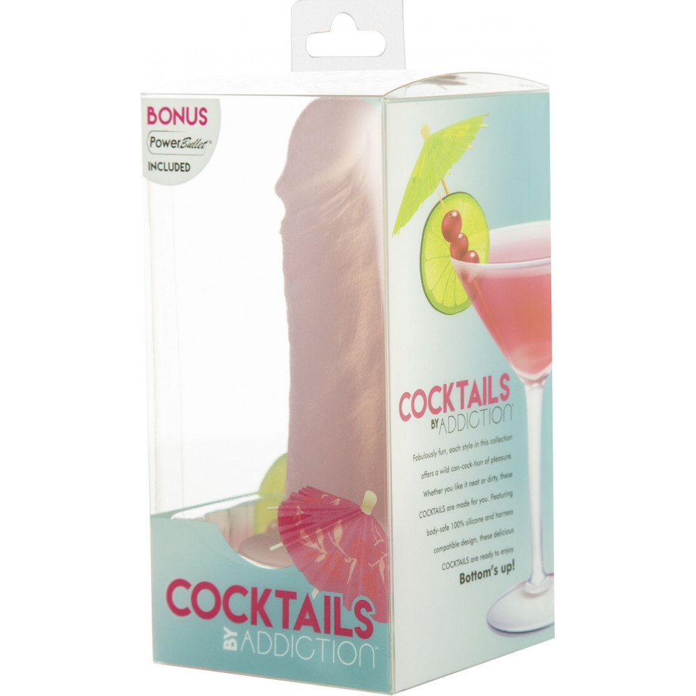 Фаллоимитаторы на присоске, двойные - Фаллоимитатор на присоске Cocktails by Addiction – Peach Bellini 5
