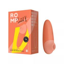 Вакуумный стимулятор клитора ROMP Switch X, оранжевый