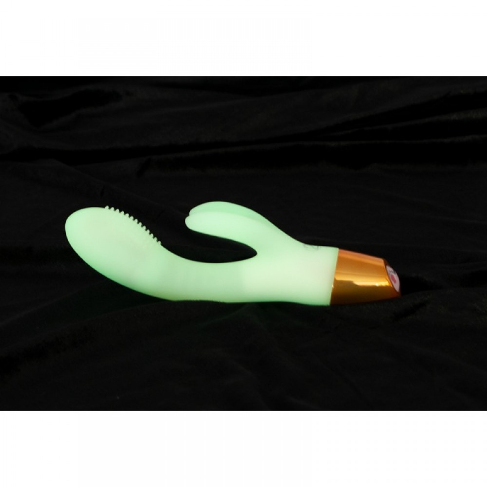 Секс игрушки - Вибратор кролик GITD Rabbit Vibrator, светится в темноте 2