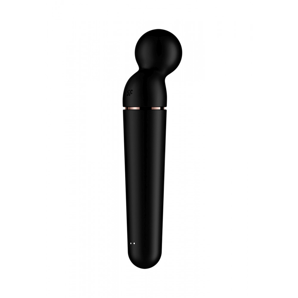 Секс игрушки - Вибратор-микрофон универсальный Satisfyer Planet Wand-er для стимуляции всего тела, черный