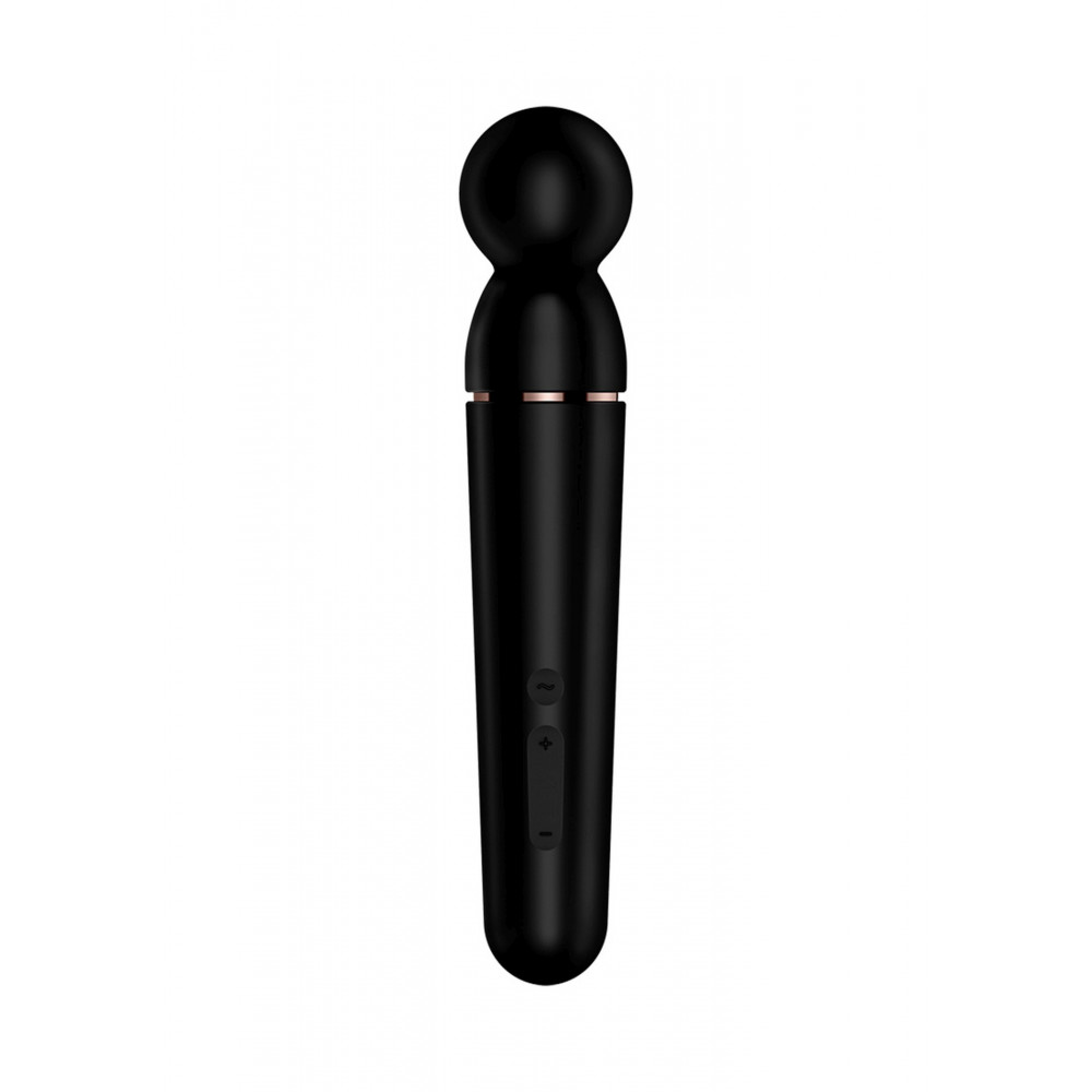 Секс игрушки - Вибратор-микрофон универсальный Satisfyer Planet Wand-er для стимуляции всего тела, черный 2