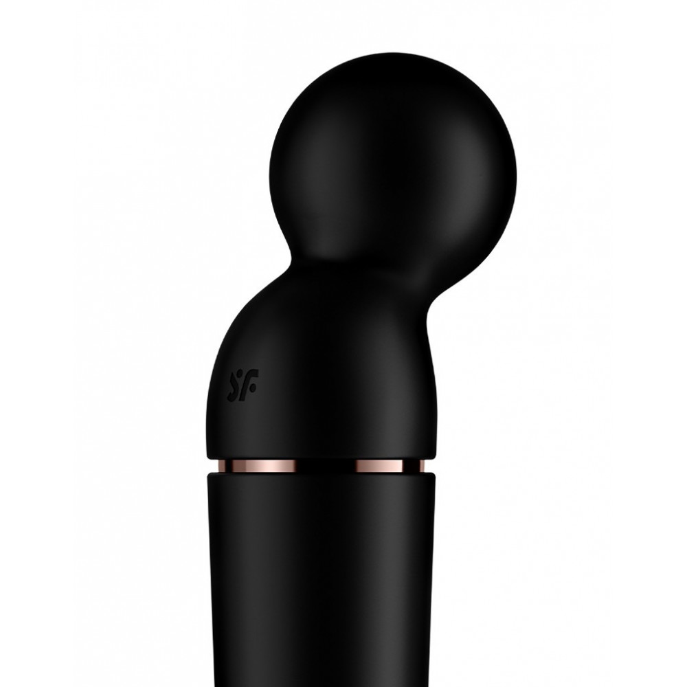 Секс игрушки - Вибратор-микрофон универсальный Satisfyer Planet Wand-er для стимуляции всего тела, черный 5
