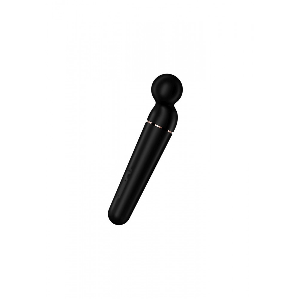 Секс игрушки - Вибратор-микрофон универсальный Satisfyer Planet Wand-er для стимуляции всего тела, черный 4