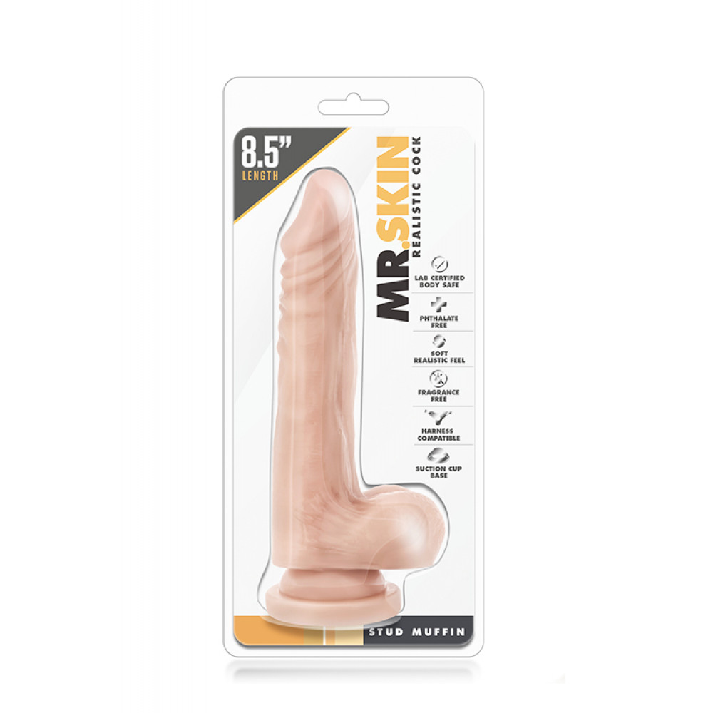 Секс игрушки - Фаллоимитатор MR. SKIN REALISTIC COCK STUD MUFFIN 3