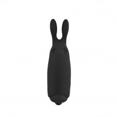 Вибропуля Adrien Lastic Pocket Vibe Rabbit Black со стимулирующими ушками