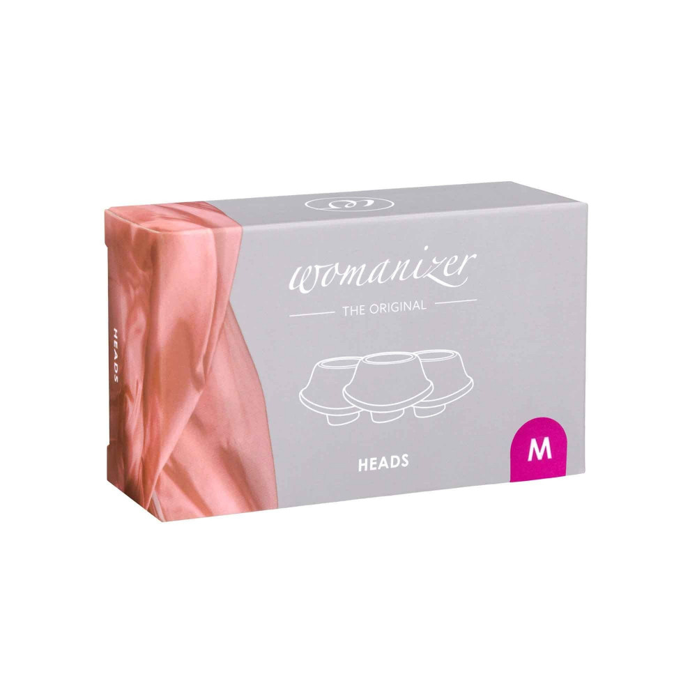 Вибраторы Womanizer - НАСАДКИ СМЕННЫЕ 3 ШТУКИ ФИОЛЕТОВЫЕ М - КЛАССИКА 1