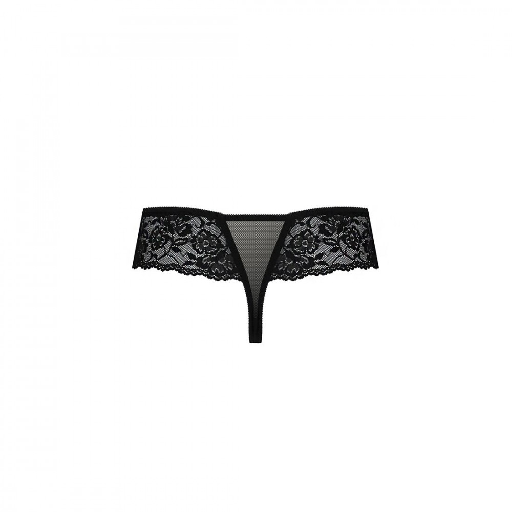Сексуальные трусики - Трусики ABLA THONG black XXL/XXXL - Passion Exclusive 1