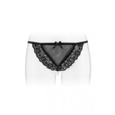 Трусики-стринги с жемчужной ниткой Fashion Secret KATIA Black