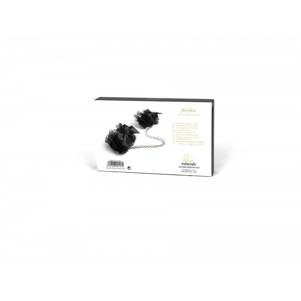 Наручники, веревки, бондажы, поножи - Наручники Bijoux Indiscrets - Frou Frou Organza handcuffs, атлас и органза, подарочная упаковка 2