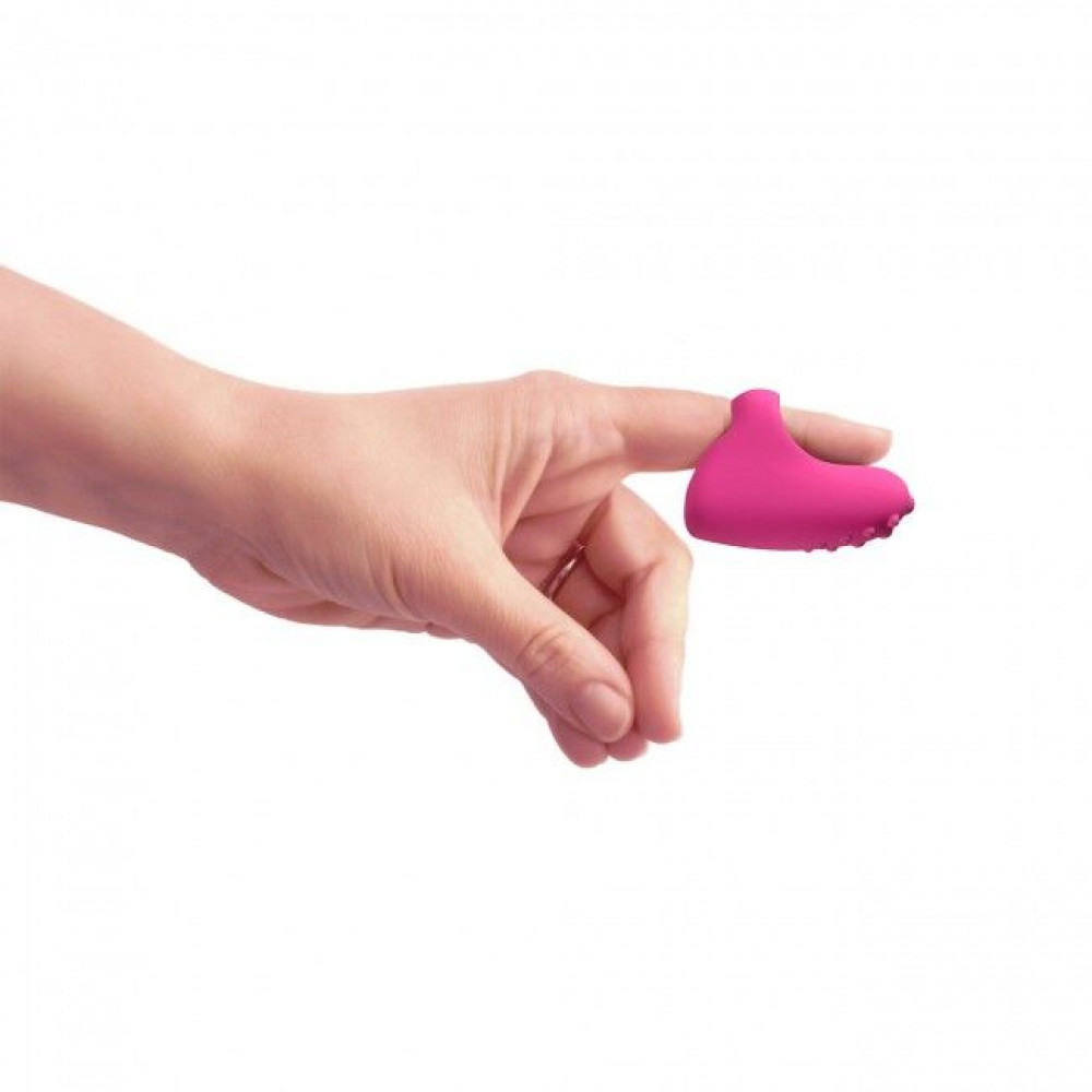 Мини вибраторы - Вибратор на палец Dorcel MAGIC FINGER Rose перезаряжаемый, 3 режима работы 5