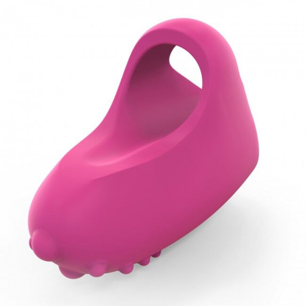 Мини вибраторы - Вибратор на палец Dorcel MAGIC FINGER Rose перезаряжаемый, 3 режима работы 3