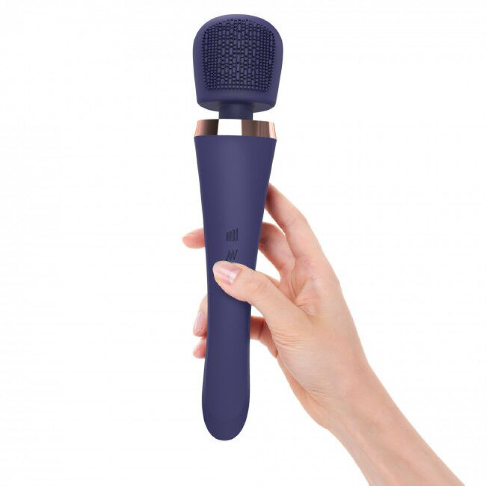 Вибромассажеры - Вибромассажер с силиконовой щеточкой Love to Love Brush Crush - Midnight Indigo 3