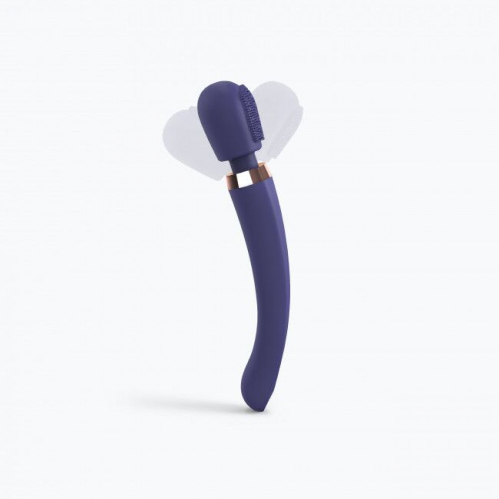 Вибромассажеры - Вибромассажер с силиконовой щеточкой Love to Love Brush Crush - Midnight Indigo 4