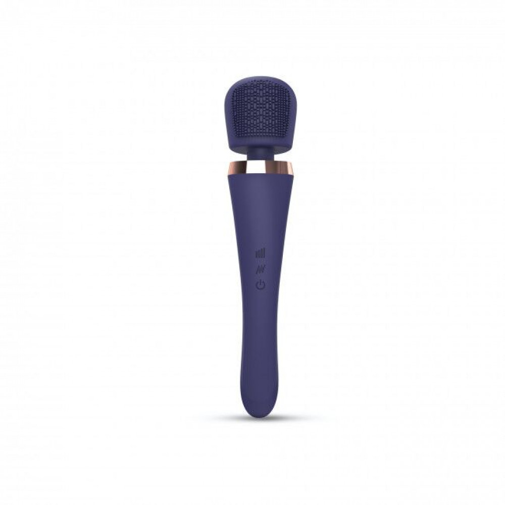 Вибромассажеры - Вибромассажер с силиконовой щеточкой Love to Love Brush Crush - Midnight Indigo 6