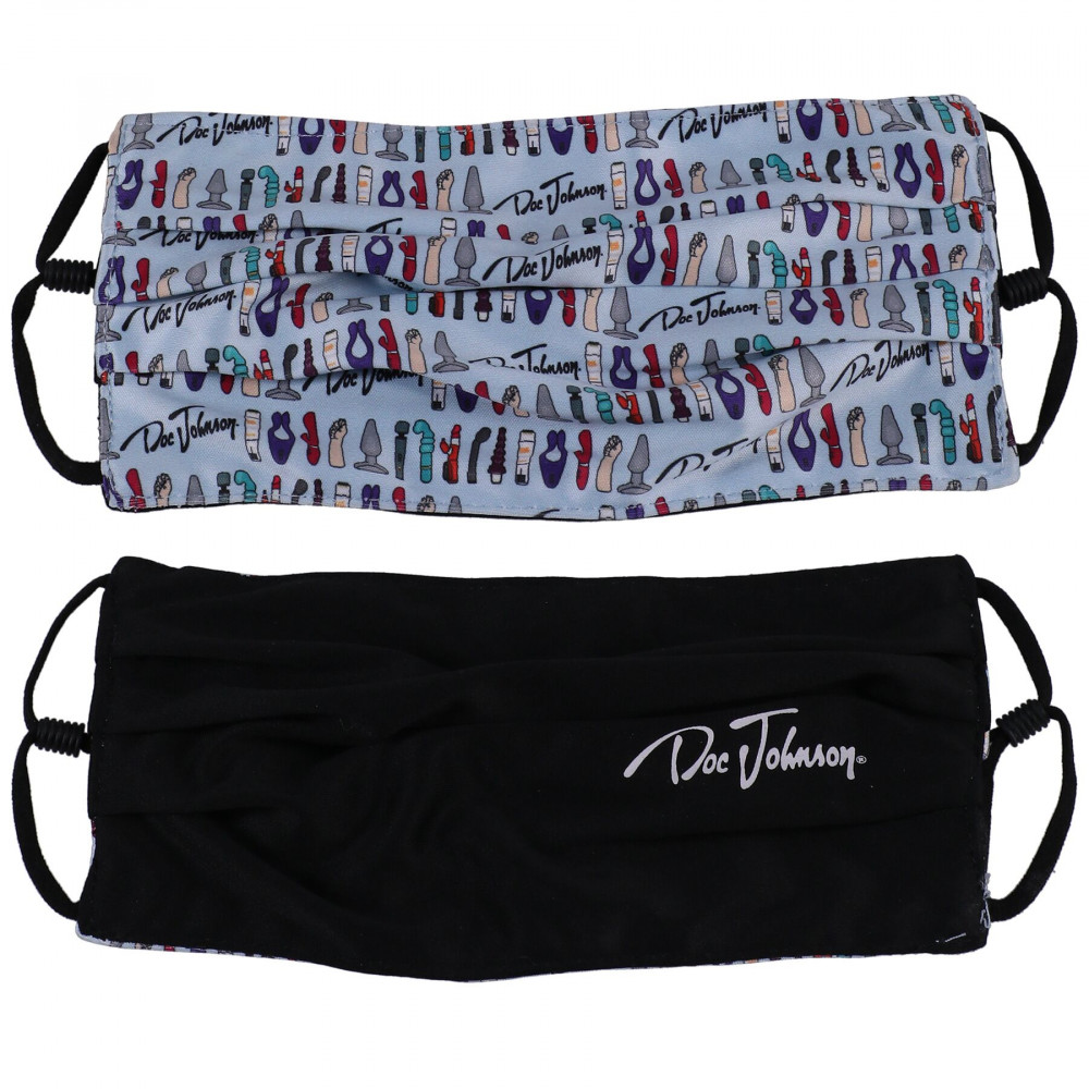 Интимная косметика - Гигиеническая маска Doc Johnson DJ Reversible and Adjustable face mask
