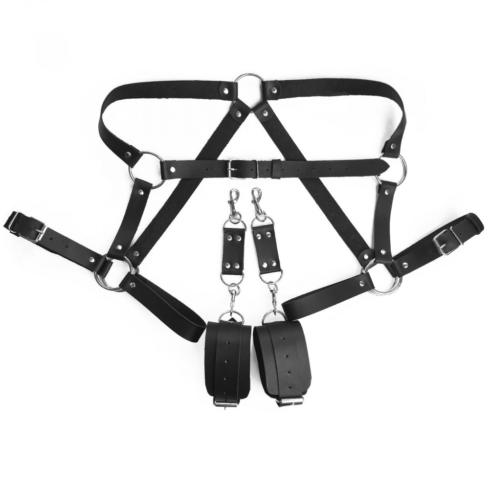 Наборы для БДСМ - Бондажный набор Art of Sex - Bondage set Anasteisha, черный, L-2XL 2