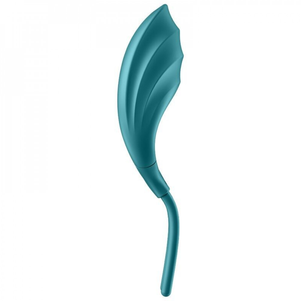 Эрекционные кольца с вибрацией - Эрекционное виброкольцо лассо Satisfyer Swordsman Green, крепкая фиксация, 10 режимов, мощный мотор 2